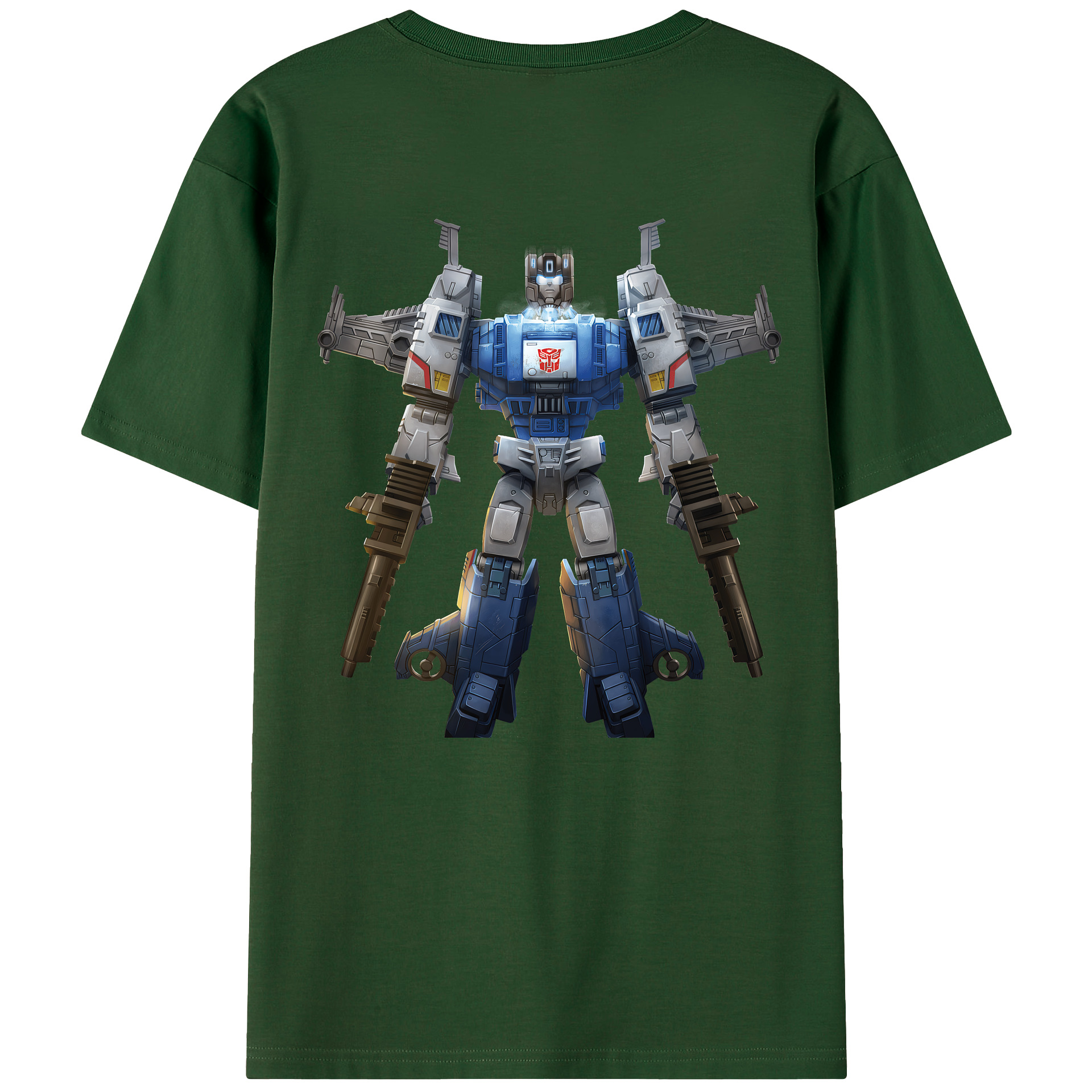 （画像用） Transformers トランスフォーマー 綿100％半袖Tシャツ（背面プリント）